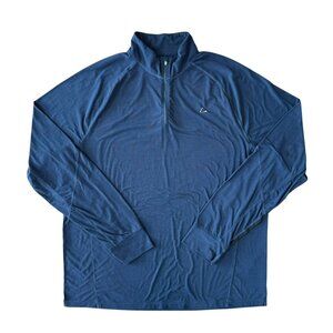 Paradox DriRelease Fresh Guard 1/4 Zip Shirt Mens XL Long Sleeve Top Blue